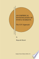 An Empirical Investigation of Stock Markets : The CCF Approach /