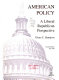 American policy : a liberal Republican perspective /