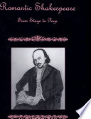 Romantic Shakespeare : from stage to page /