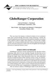 GlobeRanger Corporation /