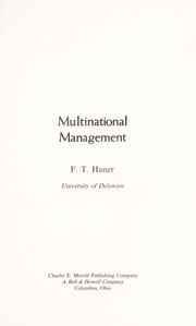 Multinational management /