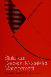Statistical decision models for management /
