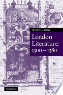 London literature, 1300-1380 /