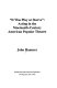 "It was play or starve" : acting in the nineteenth century American popular theatre /