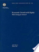 Economic growth with equity : which strategy for Ukraine? /