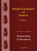 Hydraenidae (Coleoptera) /