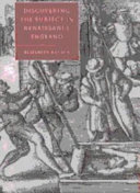Discovering the subject in Renaissance England /