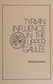 Tyrian influence in the Upper Galilee /