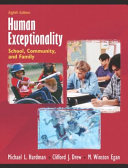 Human exceptionality : school, community, and family /