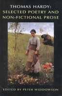 Thomas Hardy : selected poetry and non-fictional prose /