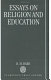 Essays on religion and education /