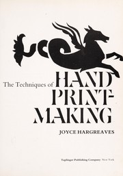 The techniques of hand print-making /