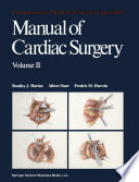 Manual of cardiac surgery.