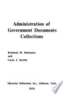 Administration of government documents collections /