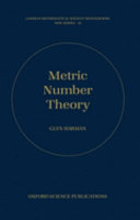Metric number theory /