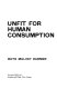 Unfit for human consumption.