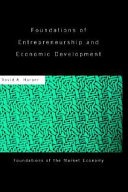 Foundations of entrepreneurship and economic development /