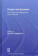 People and societies : Rom Harré and designing the social sciences /