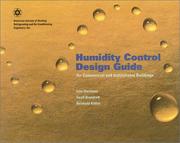 Humidity control design guide for commercial and institutional buildings /