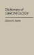 Dictionary of gerontology /