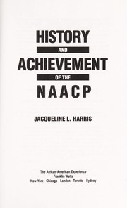 History and achievement of the NAACP /