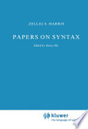 Papers on Syntax /