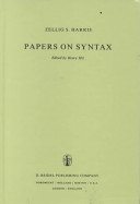 Papers on syntax /