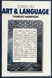 Essays on art & language : Charles Harrison.