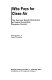 Who pays for clean air : the cost and benefit distribution of Federal automobile emission controls /