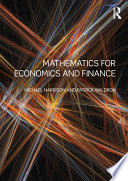 Mathematics for economics and finance /