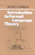 Introduction to formal language theory /