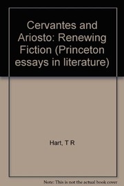 Cervantes and Ariosto : renewing fiction /