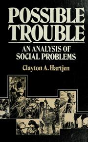 Possible trouble : an analysis of social problems /