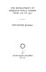 The development of American social comedy from 1787 to 1936.