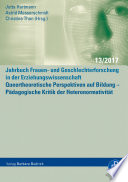 Queertheoretische Perspektiven auf Bildung : pädagogische Kritik der Heteronormativität /