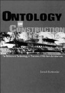 Ontology of construction : on nihilism of technology in theories of modern architecture /