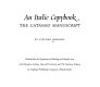 An italic copybook : the Cataneo manuscript /