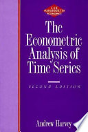 The econometric analysis of time series /