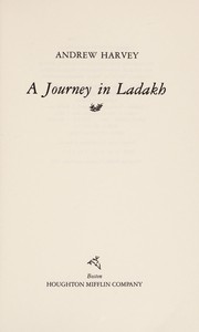 A journey in Ladakh /