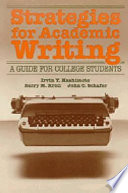 Strategies for academic writing : a guide for college students /