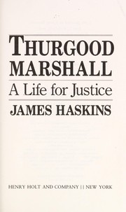 Thurgood Marshall : a life for justice /