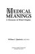 Medical meanings : a glossary of word origins /