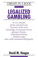 Legalized gambling /