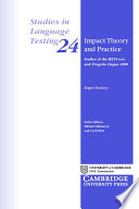 Impact theory and practice : studies of the IELTS test and Progetto Lingue 2000 /