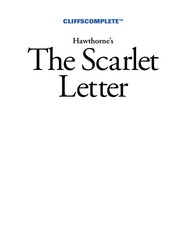 CliffsComplete Hawthorne's The scarlet letter /