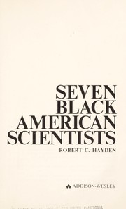 Seven Black American scientists /