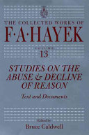Studies on the abuse and decline of reason : text and documents /