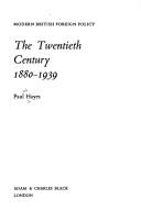 The twentieth century, 1880-1939 /