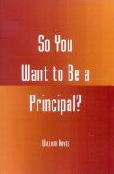 So you want to be a principal? /