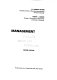Management: analysis, concepts, and cases /